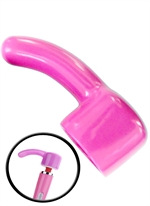 Curved G magic wand tilbehør -Lilla/pink